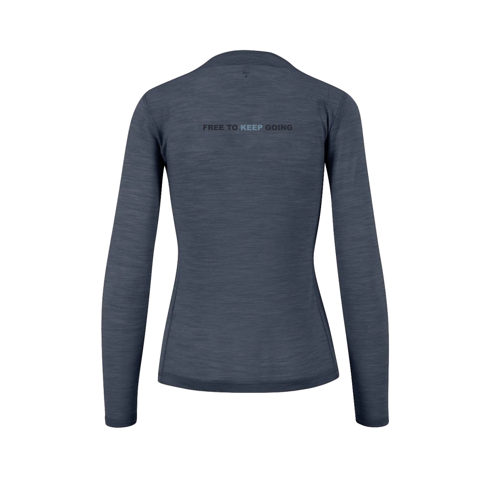 Karpos Coppolo Mer. Long Sleeve Women's Ombre Blue 2532065-009N shirts en tops online bestellen bij Kathmandu Outdoor & Travel
