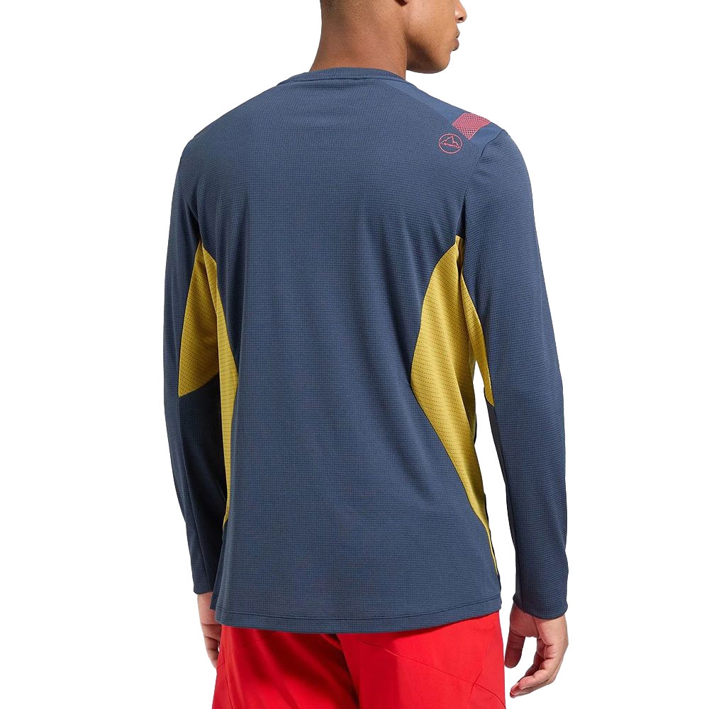 La Sportiva Beyond Longsleeve Night Sky/Savana U01-646732 shirts en tops online bestellen bij Kathmandu Outdoor & Travel