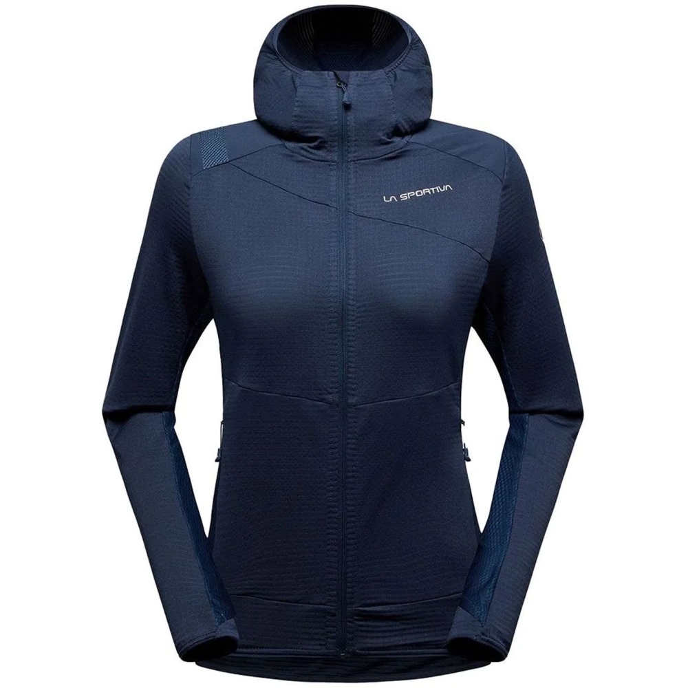 La Sportiva Chill Thermal Hoody Women's Night Sky/Chalk Q88-646004 fleeces en truien online bestellen bij Kathmandu Outdoor & Travel