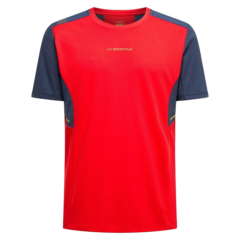 La Sportiva Ridge T-Shirt  Mountain Red/Night Sky U00-324646 shirts en tops online bestellen bij Kathmandu Outdoor & Travel