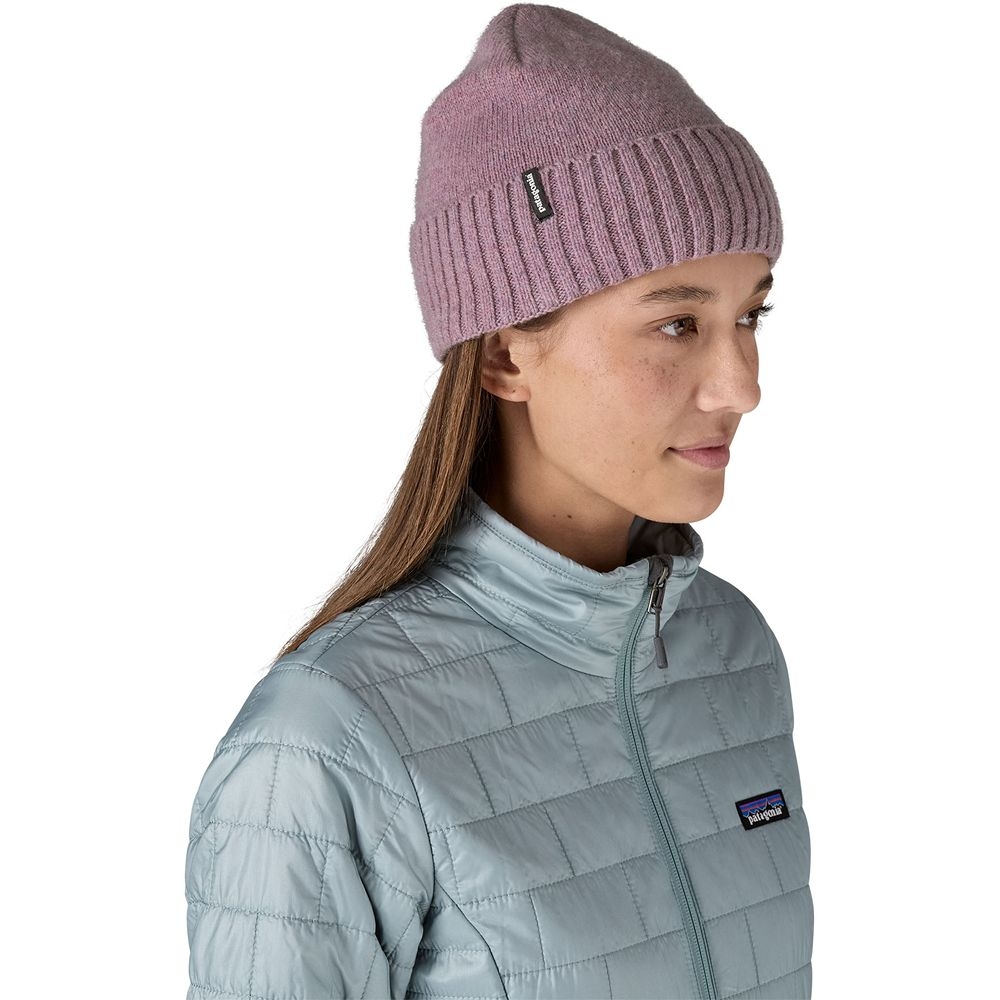 Patagonia Brodeo Beanie Stormy Mauve 29206-STMA kleding accessoires online bestellen bij Kathmandu Outdoor & Travel