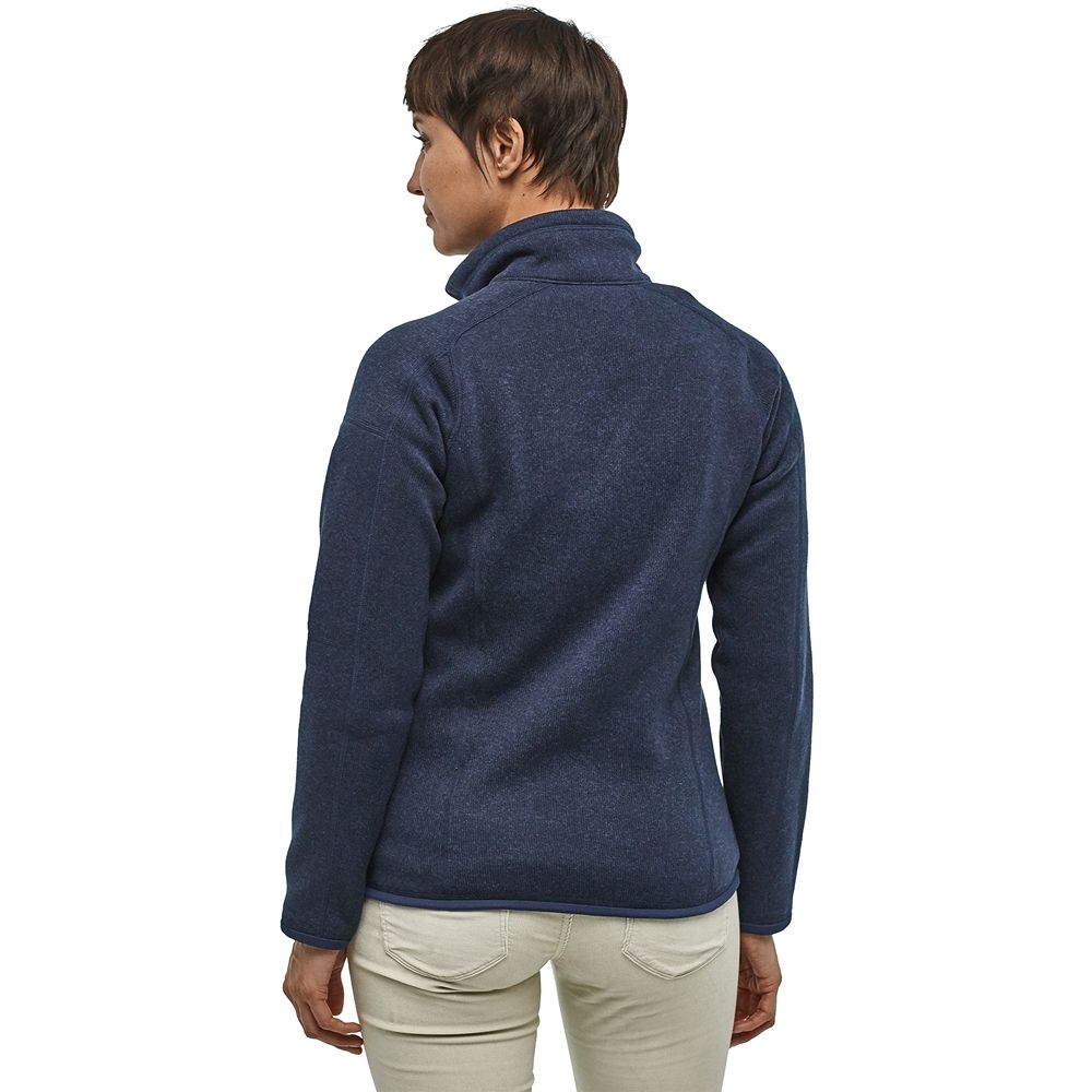 Patagonia Better Sweater 1/4 Zip Women's New Navy 25618-NENA fleeces en truien online bestellen bij Kathmandu Outdoor & Travel