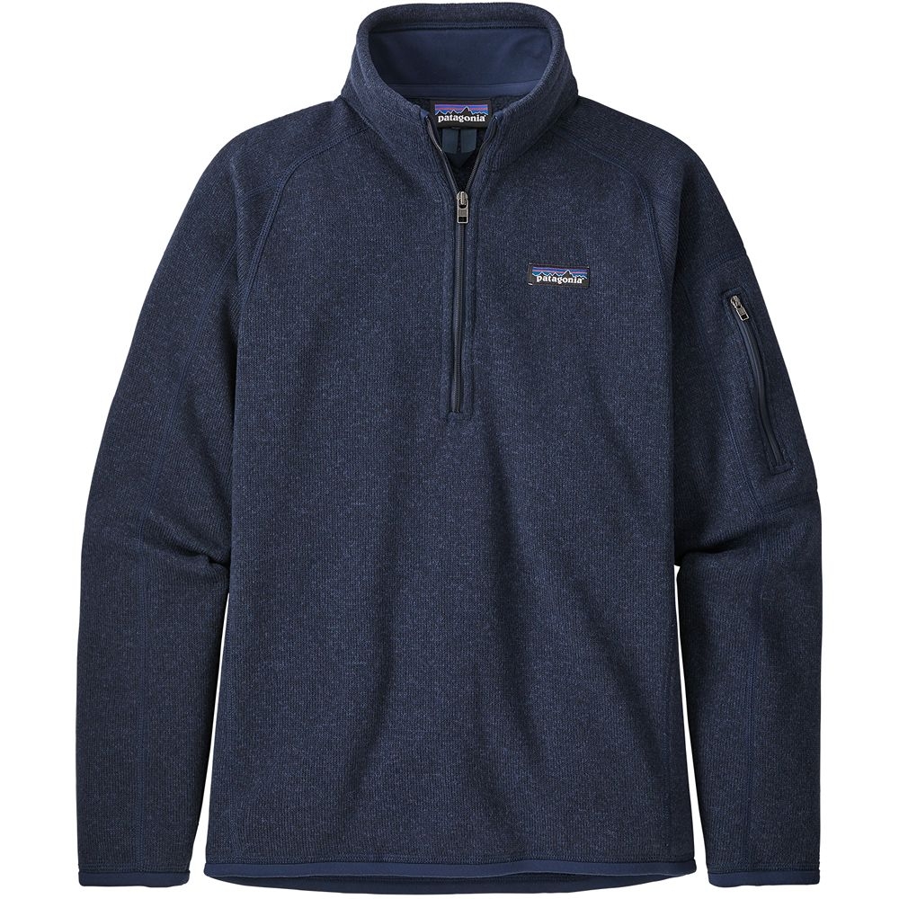 Patagonia Better Sweater 1/4 Zip Women's New Navy 25618-NENA fleeces en truien online bestellen bij Kathmandu Outdoor & Travel