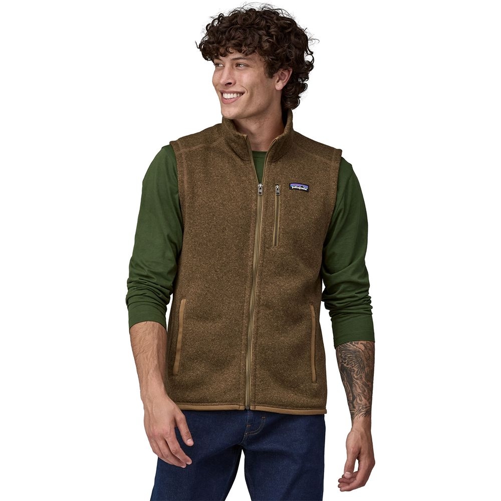 Patagonia Better Sweater Vest Coriander Brown 25882-COI jassen online bestellen bij Kathmandu Outdoor & Travel