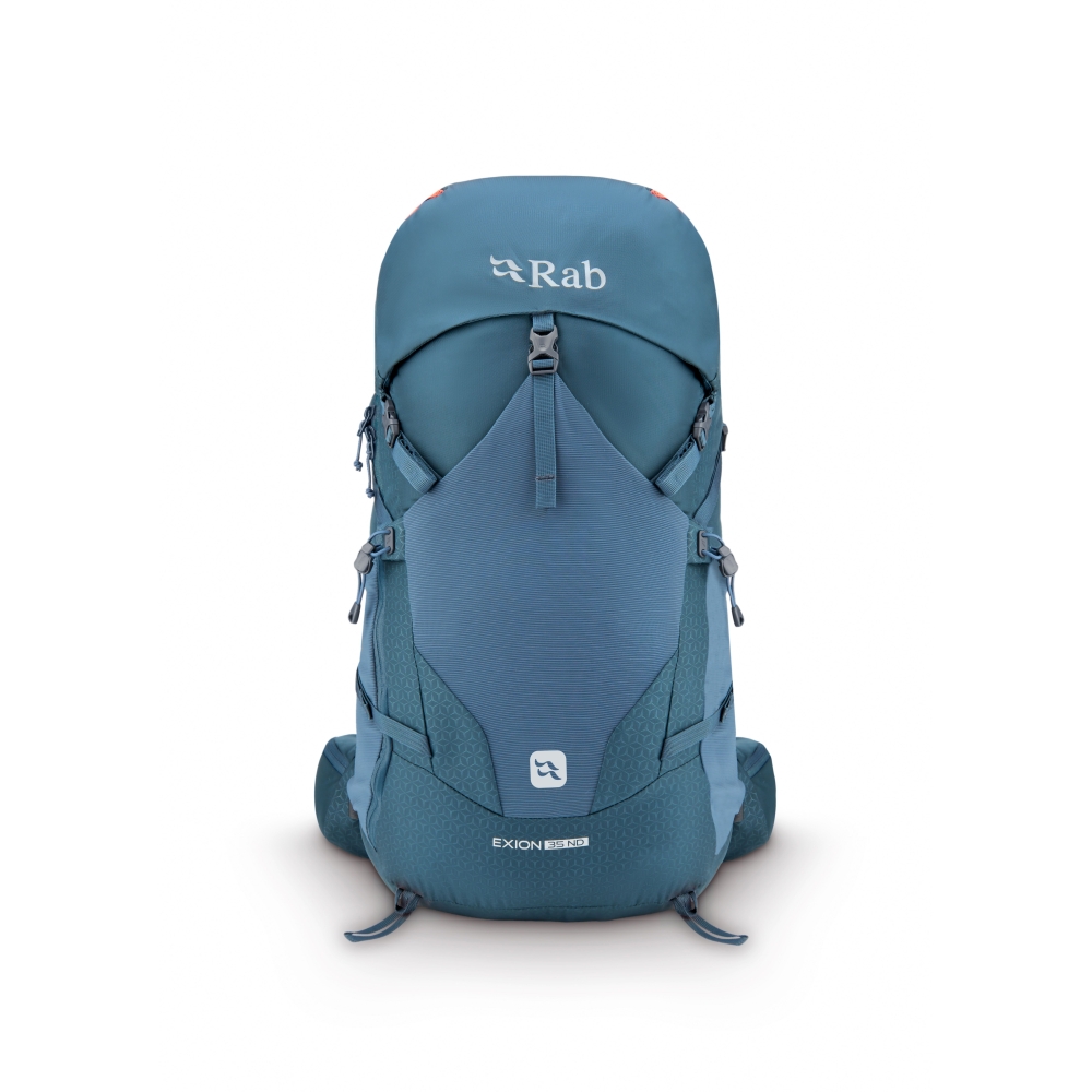Rab Exion 35 ND Orion Blue QAP-74-ORB dagrugzakken online bestellen bij Kathmandu Outdoor & Travel