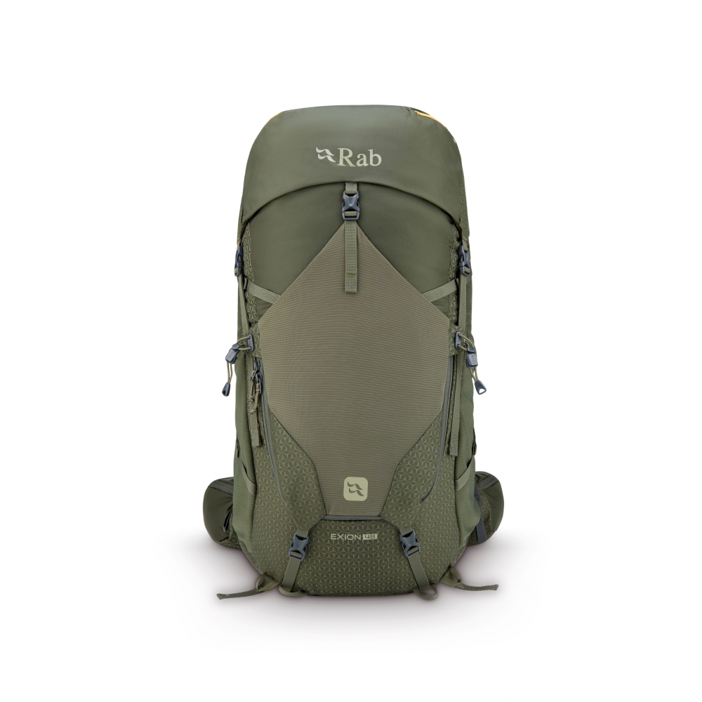 Rab Exion 48 Army QAP-75-ARM dagrugzakken online bestellen bij Kathmandu Outdoor & Travel