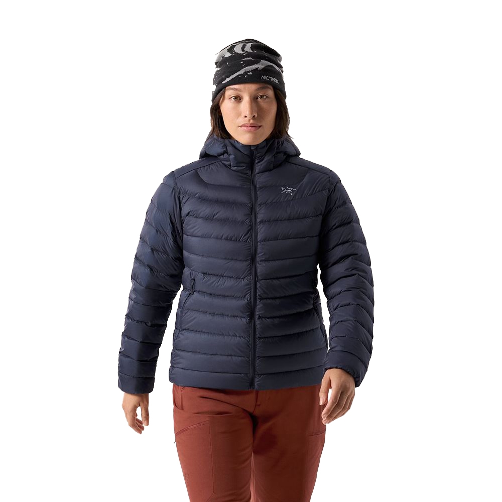 Arc'teryx Cerium Hoody Women's Black Sapphire 9288-Black Sapphire jassen online bestellen bij Kathmandu Outdoor & Travel