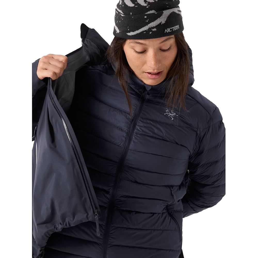 Arc'teryx Cerium Hoody Women's Black Sapphire 9288-Black Sapphire jassen online bestellen bij Kathmandu Outdoor & Travel