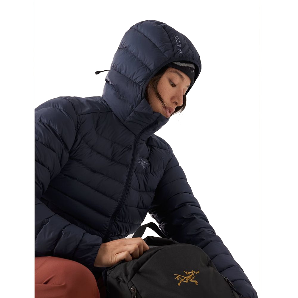 Arc'teryx Cerium Hoody Women's Black Sapphire 9288-Black Sapphire jassen online bestellen bij Kathmandu Outdoor & Travel