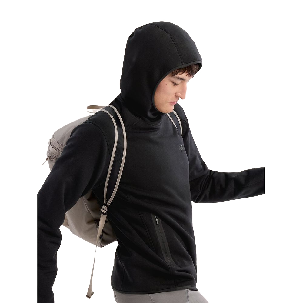 Arc'teryx Kyanite Pullover Hoody Black 8444-002291 fleeces en truien online bestellen bij Kathmandu Outdoor & Travel