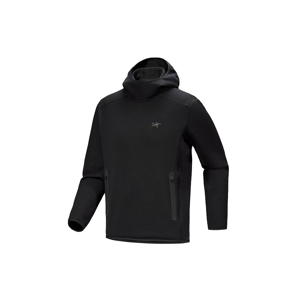 Arc'teryx Kyanite Pullover Hoody Black 8444-002291 fleeces en truien online bestellen bij Kathmandu Outdoor & Travel