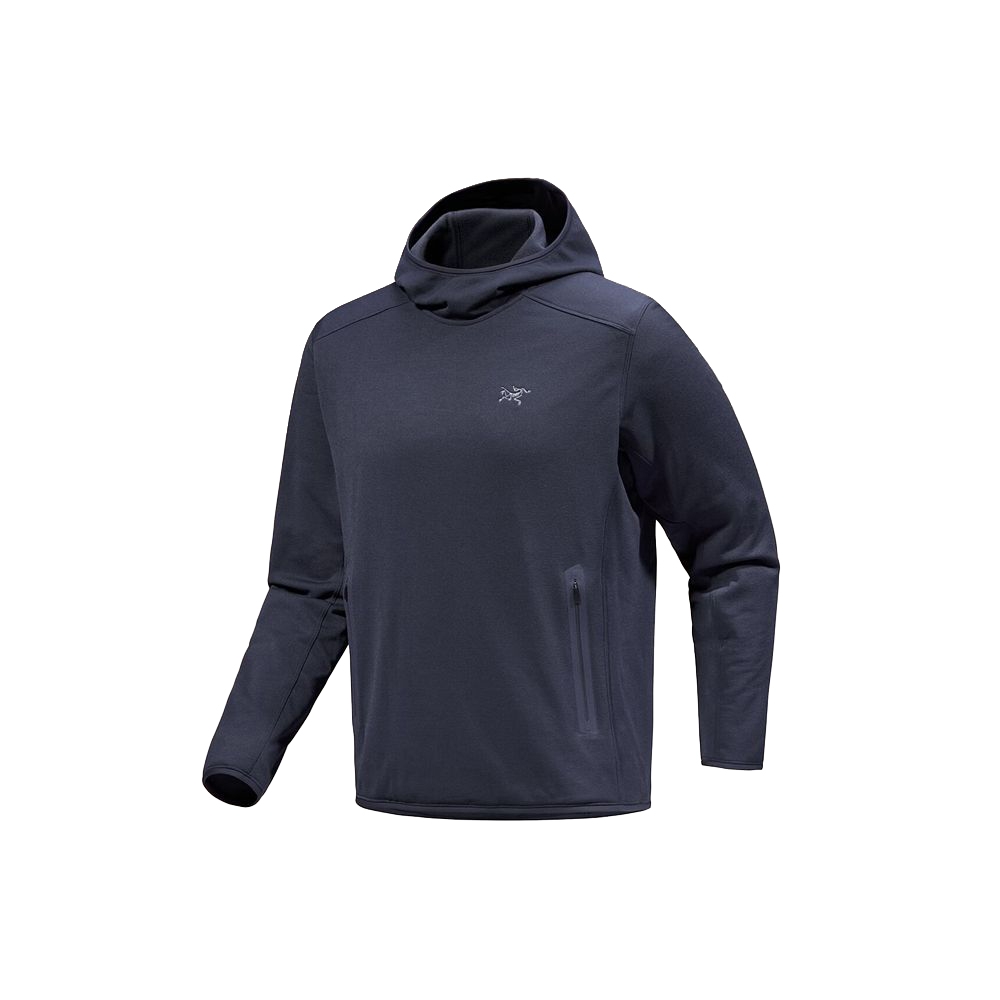 Arc'teryx Kyanite Pullover Hoody Black Sapphire 8444-001280 fleeces en truien online bestellen bij Kathmandu Outdoor & Travel
