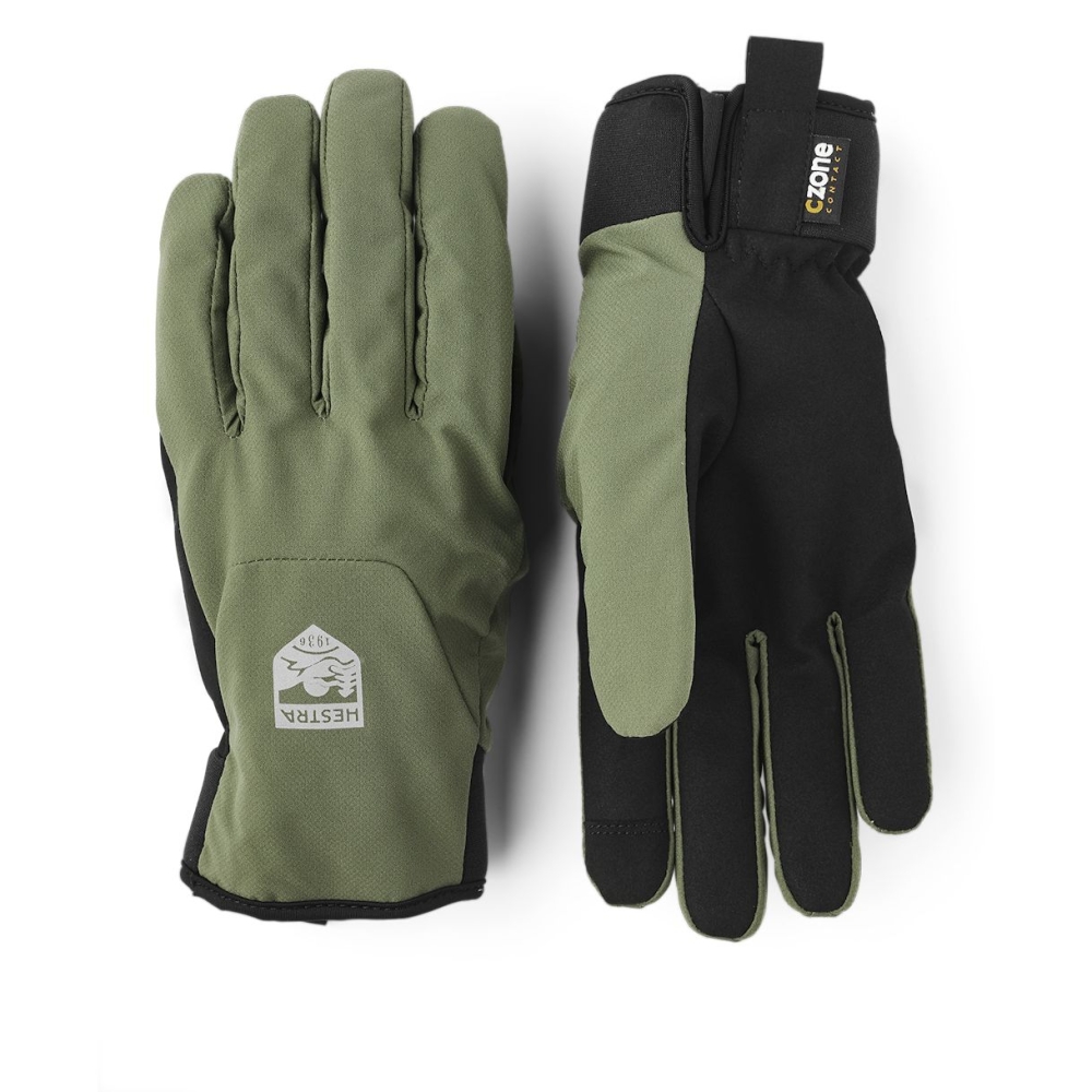 Hestra CZone Bike Mistral - 5  finger  Olive 3001310-870 kleding accessoires online bestellen bij Kathmandu Outdoor & Travel