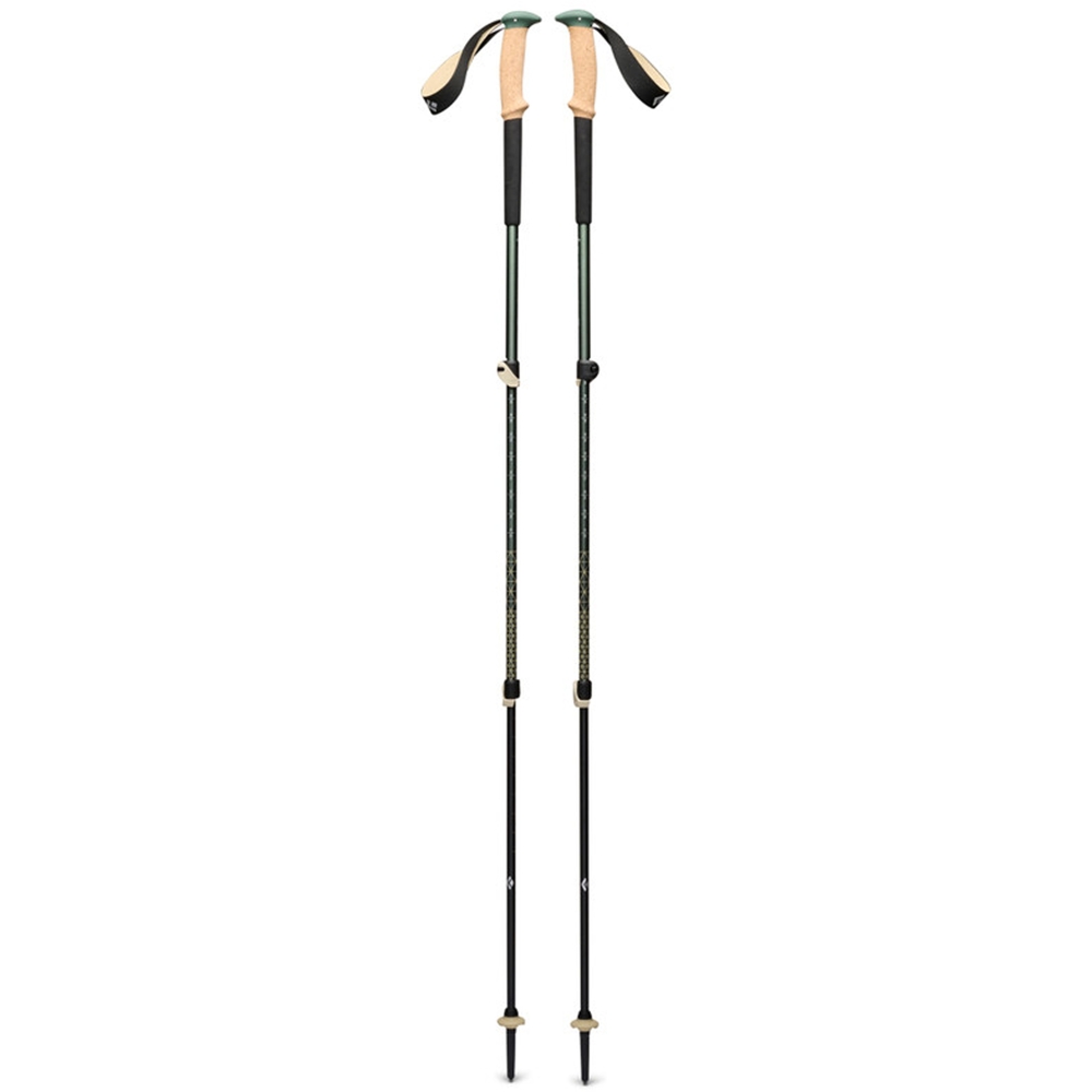 Black Diamond Trail Cork Trekking Poles Laurel Green BD1100653053ALL1 wandelstokken en gamaschen online bestellen bij Kathmandu Outdoor & Travel
