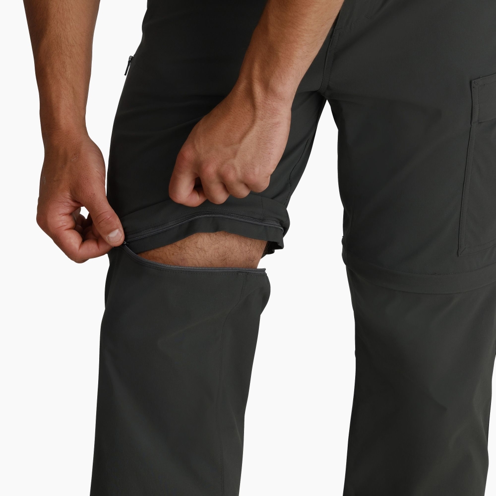 Royal Robbins Wilder' Zip-Off Pant Charcoal Y12200057-18 broeken online bestellen bij Kathmandu Outdoor & Travel