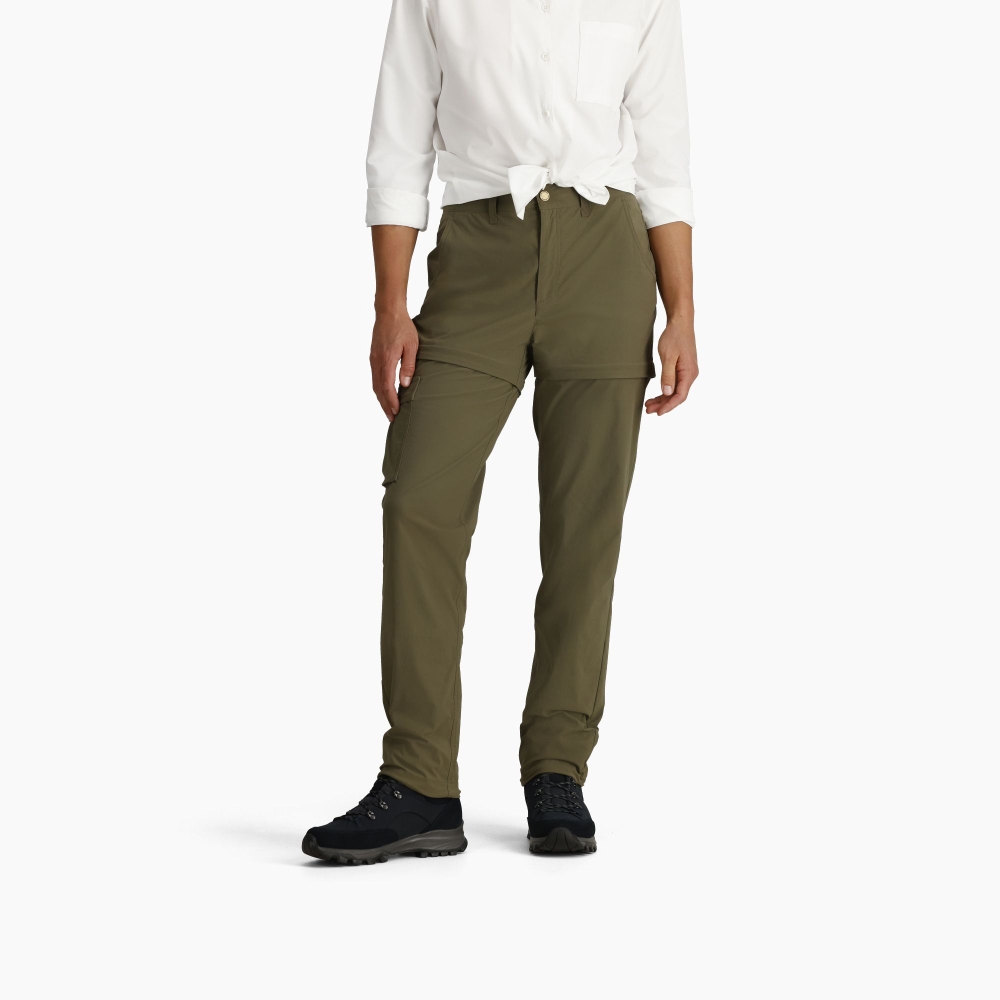Royal Robbins Wilder' Zip-Off Pant Women's Everglade Y14200073-204 broeken online bestellen bij Kathmandu Outdoor & Travel
