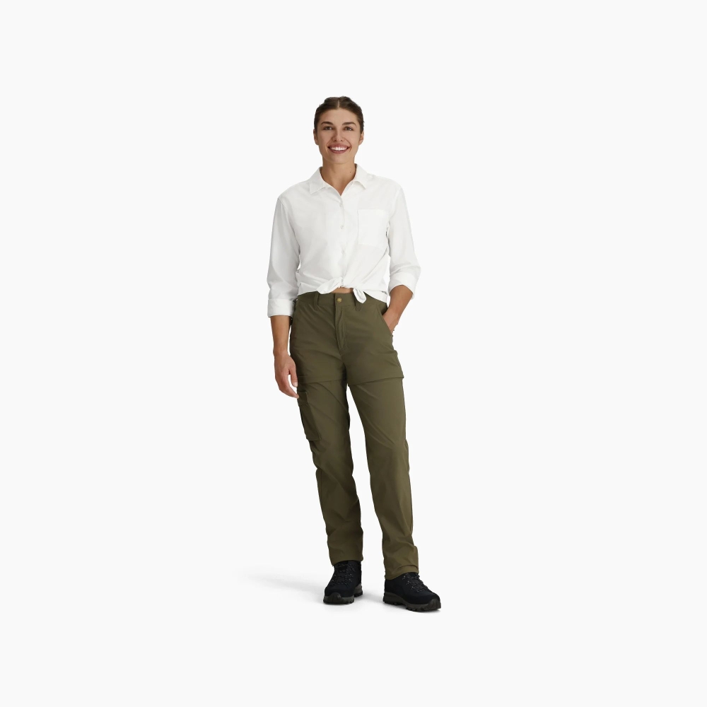 Royal Robbins Wilder' Zip-Off Pant Women's Everglade Y14200073-204 broeken online bestellen bij Kathmandu Outdoor & Travel