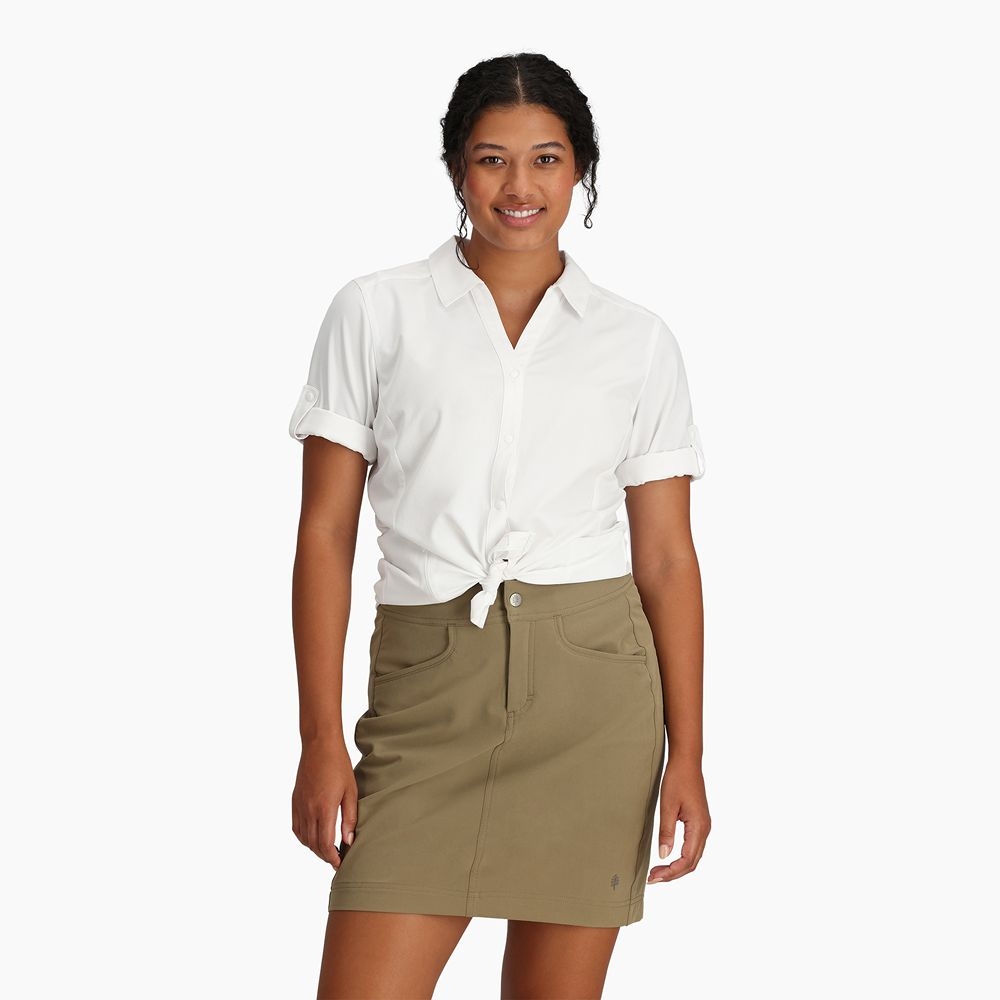 Royal Robbins Expedition Pro 3/4 Sleeve Women's White Y322039-10 shirts en tops online bestellen bij Kathmandu Outdoor & Travel