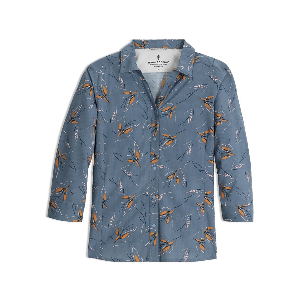 Royal Robbins Expedition Pro 3/4 Sleeve Women's Sea Caswell Pt Y322039-488 shirts en tops online bestellen bij Kathmandu Outdoor & Travel
