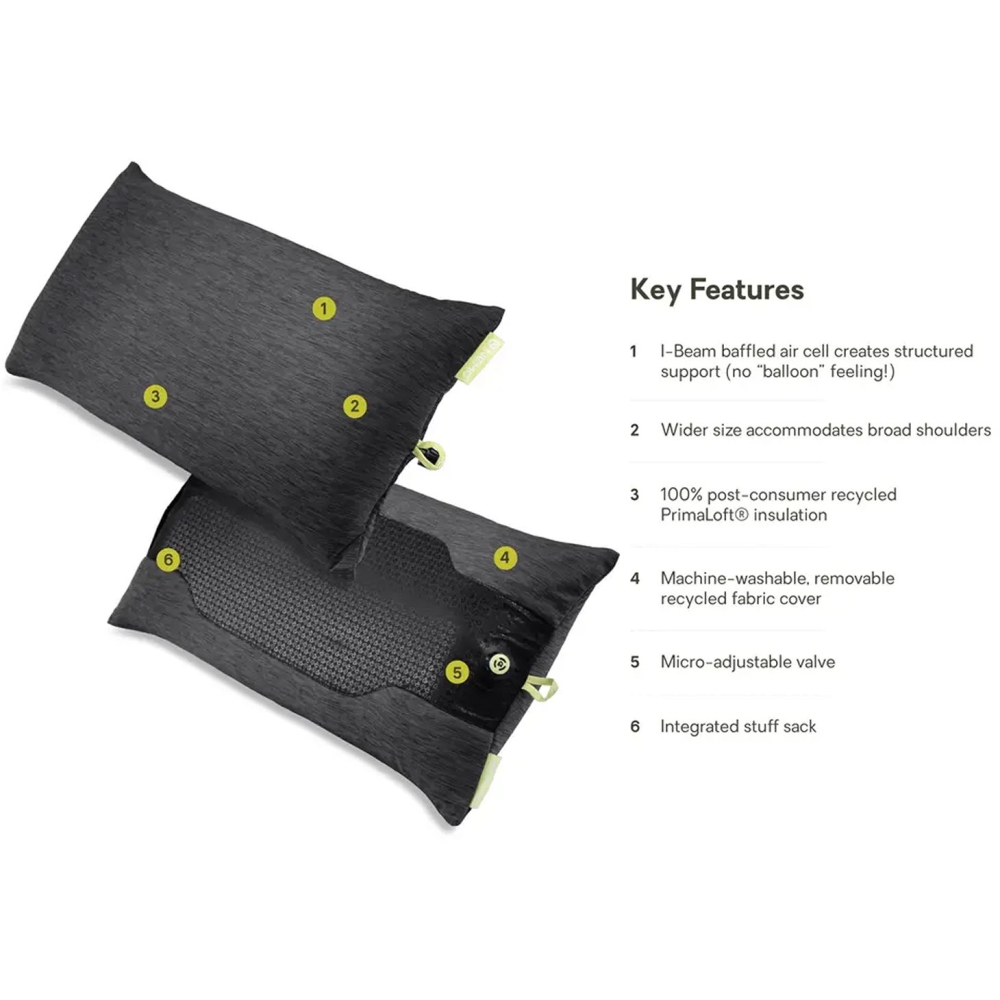 Nemo Fillo Elite Wide Black Pearl/Citron 8116.66036032 slaapzakken online bestellen bij Kathmandu Outdoor & Travel