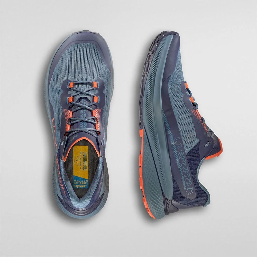 La Sportiva Prodigio Hurricane/Deep Sea 56Q642643 wandelschoenen heren online bestellen bij Kathmandu Outdoor & Travel