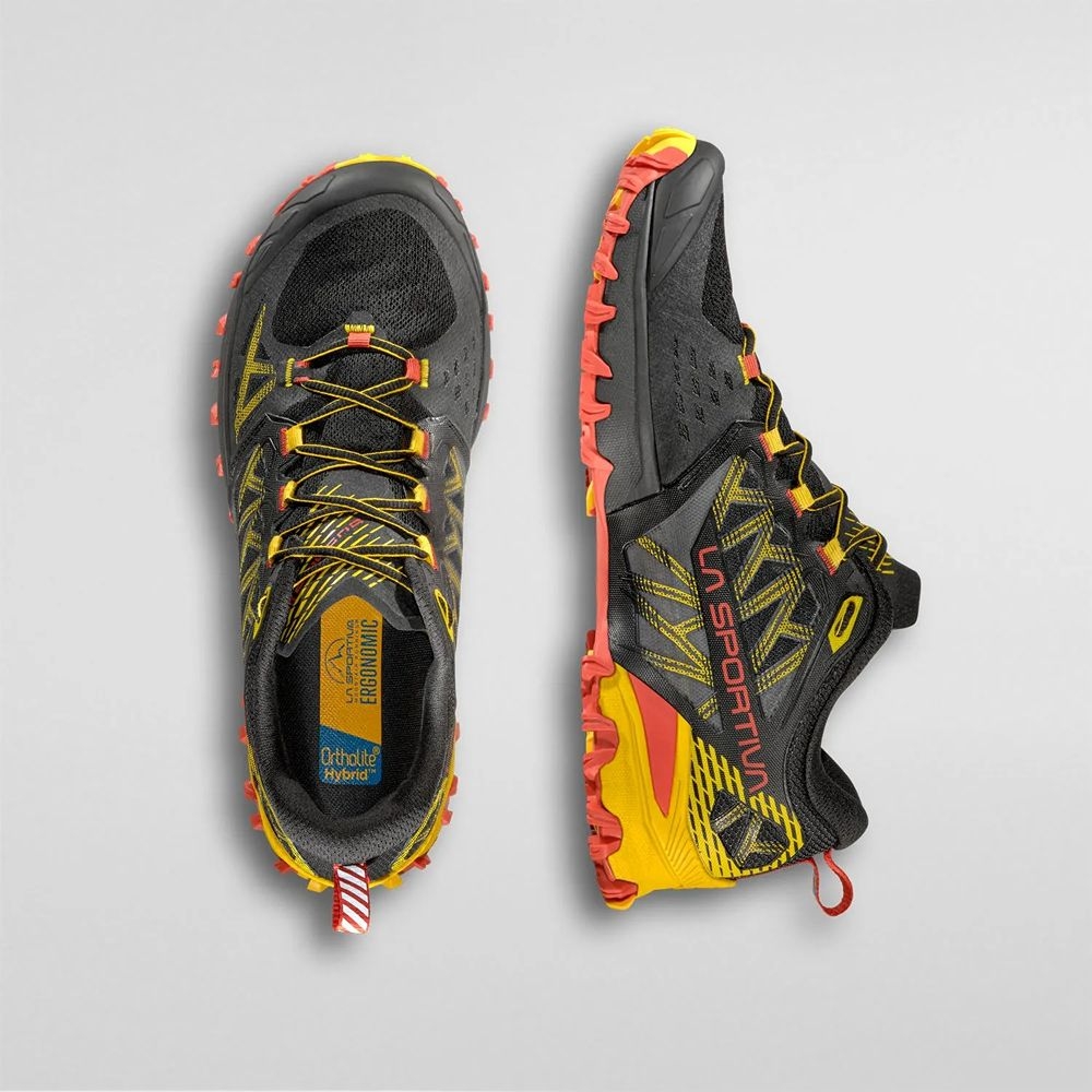 La Sportiva Bushido III Gtx Black/Yellow 56X999100 wandelschoenen heren online bestellen bij Kathmandu Outdoor & Travel