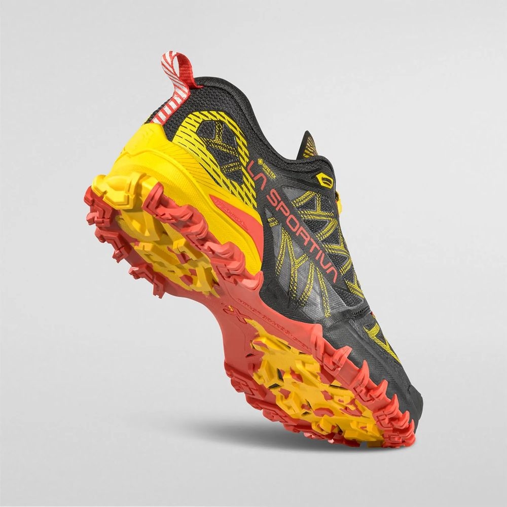 La Sportiva Bushido III Gtx Black/Yellow 56X999100 wandelschoenen heren online bestellen bij Kathmandu Outdoor & Travel