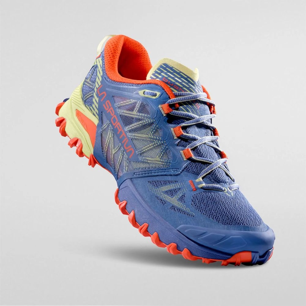 La Sportiva Bushido III Woman Moonlight/Zest ZFRS084B44E36 wandelschoenen dames online bestellen bij Kathmandu Outdoor & Travel