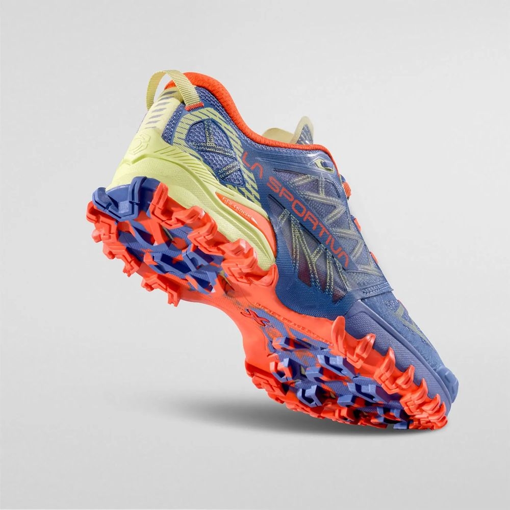 La Sportiva Bushido III Woman Moonlight/Zest ZFRS084B44E36 wandelschoenen dames online bestellen bij Kathmandu Outdoor & Travel