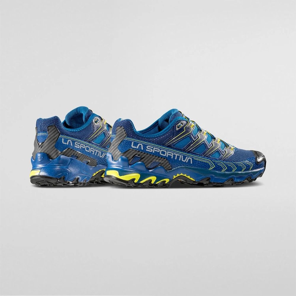 La Sportiva Ultra Raptor II Space Blue/Blaze ZFHS050-B23Y07 wandelschoenen heren online bestellen bij Kathmandu Outdoor & Travel