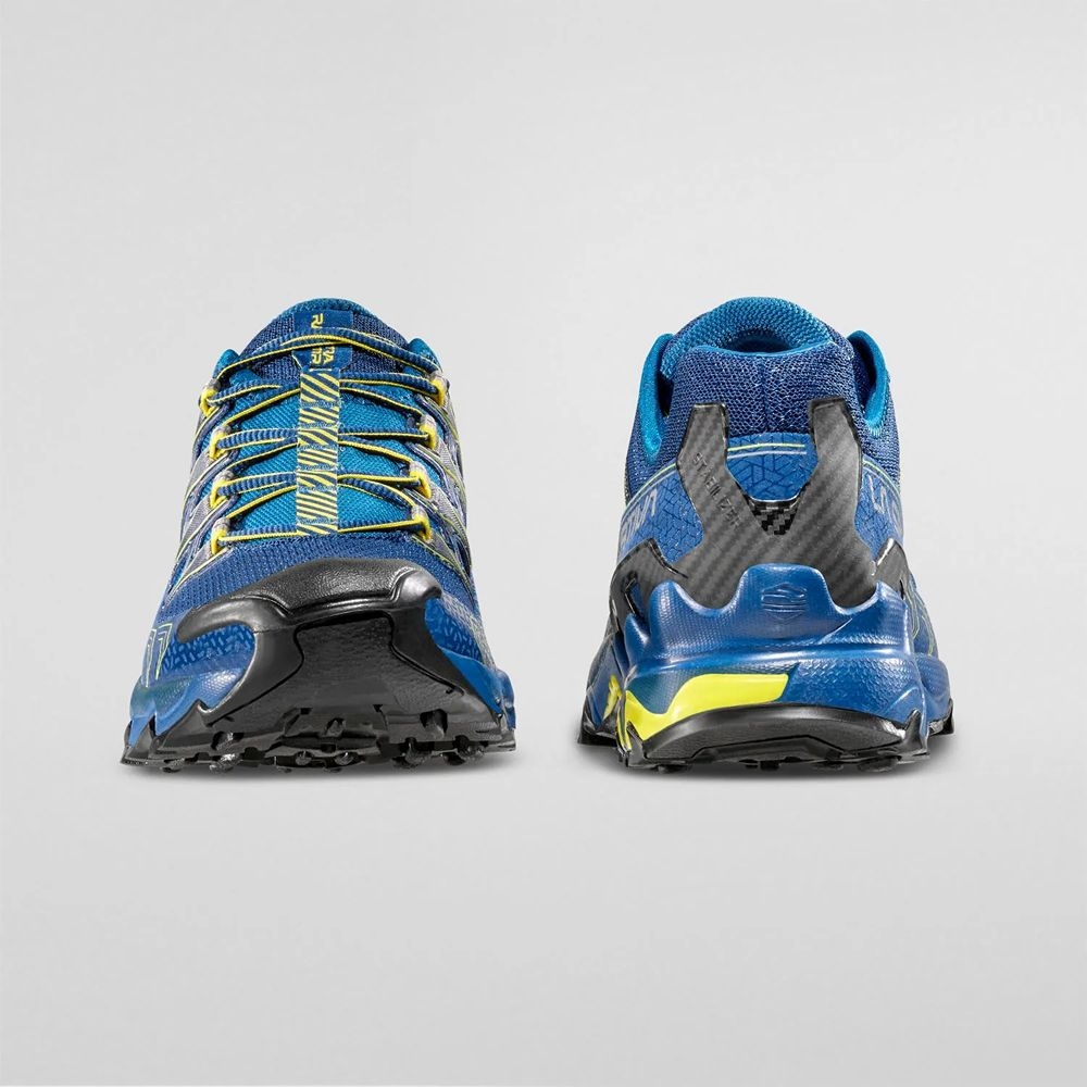 La Sportiva Ultra Raptor II Space Blue/Blaze ZFHS050-B23Y07 wandelschoenen heren online bestellen bij Kathmandu Outdoor & Travel