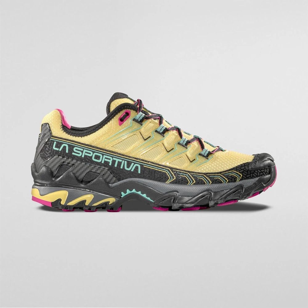 La Sportiva Ultra Raptor II Woman Banana/Black ZFHS052Y10K00 wandelschoenen dames online bestellen bij Kathmandu Outdoor & Travel