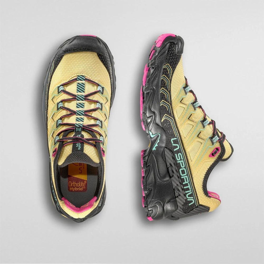 La Sportiva Ultra Raptor II Woman Banana/Black ZFHS052Y10K00 wandelschoenen dames online bestellen bij Kathmandu Outdoor & Travel