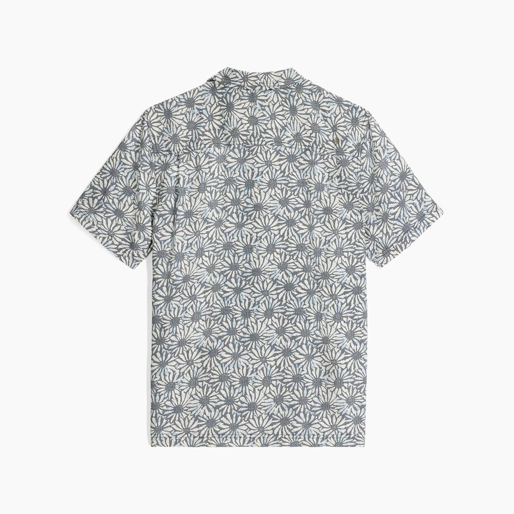 Royal Robbins Camino Pucker S/S Deep Blue Caledonia Pt Y12600137-484 shirts en tops online bestellen bij Kathmandu Outdoor & Travel