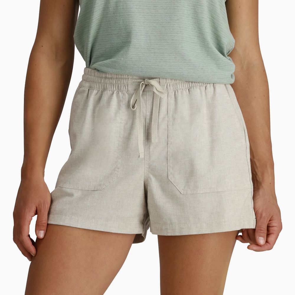 Royal Robbins Hempline Short Women's Blended Undyed Y14200071-105 broeken online bestellen bij Kathmandu Outdoor & Travel