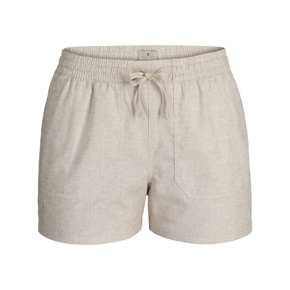 Royal Robbins Hempline Short Women's Blended Undyed Y14200071-105 broeken online bestellen bij Kathmandu Outdoor & Travel