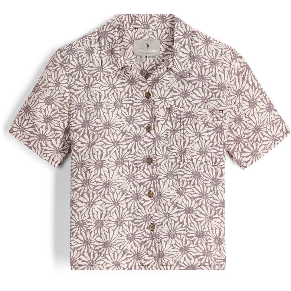 Royal Robbins Camino Pucker S/S Women's Wild Rhubarb Caledonia Pt Y14600130-653 shirts en tops online bestellen bij Kathmandu Outdoor & Travel