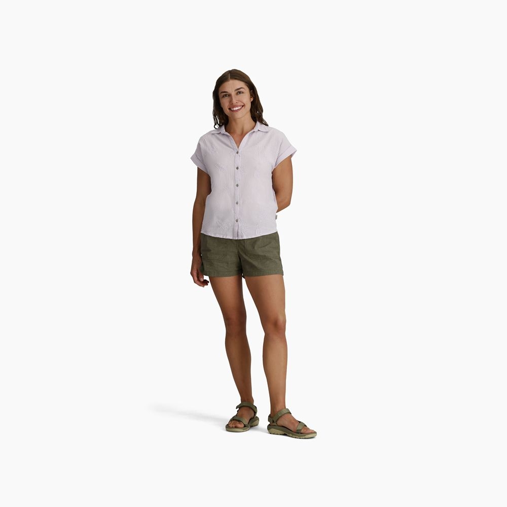Royal Robbins Oasis S/S Women's Thistle Y621018-533 shirts en tops online bestellen bij Kathmandu Outdoor & Travel
