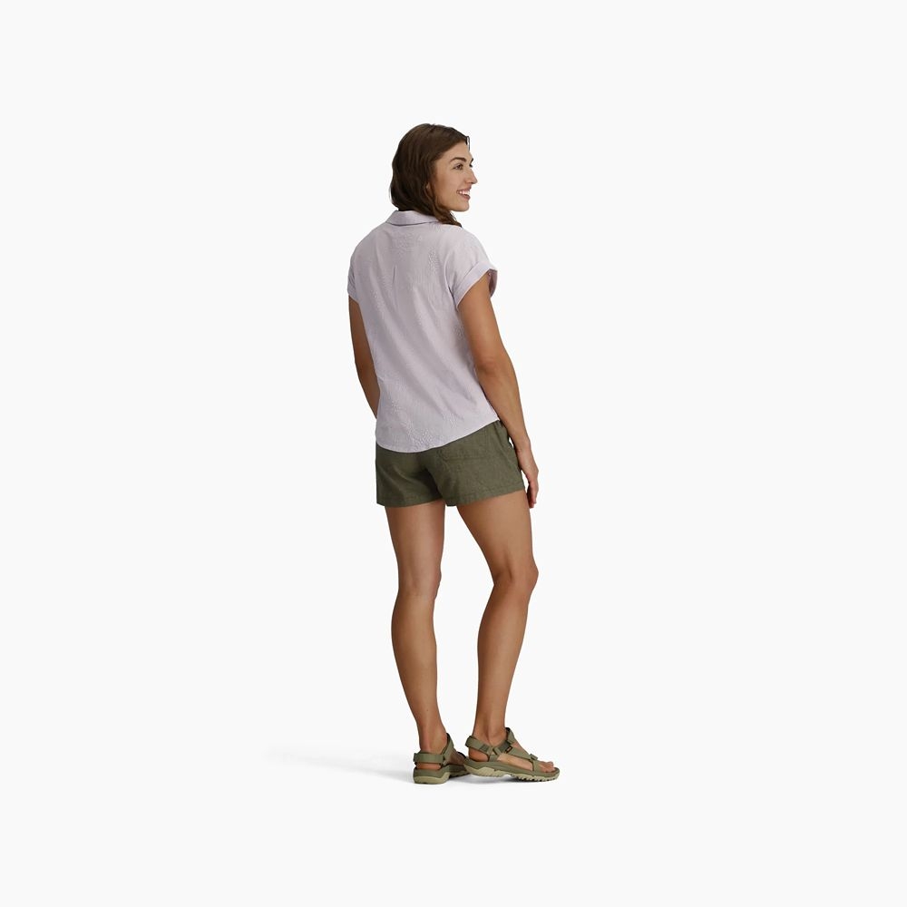 Royal Robbins Oasis S/S Women's Thistle Y621018-533 shirts en tops online bestellen bij Kathmandu Outdoor & Travel