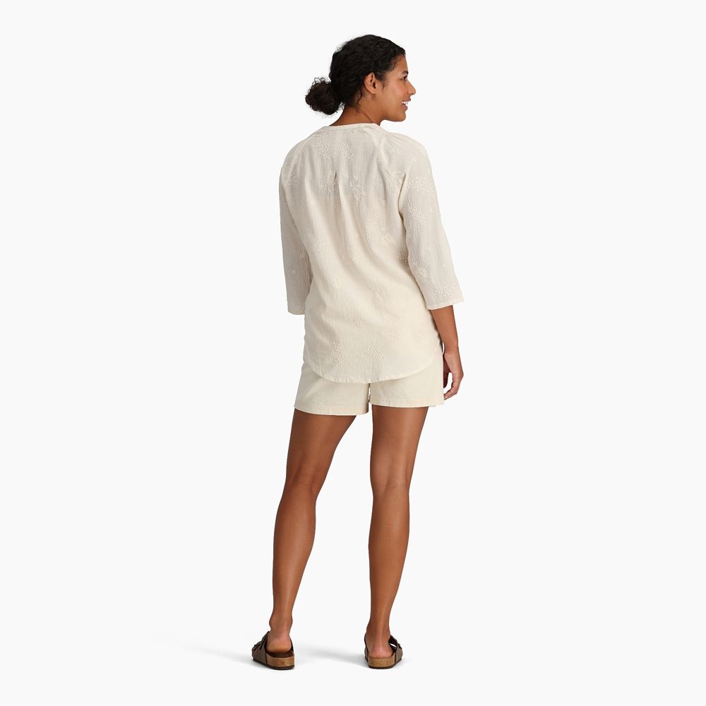 Royal Robbins Oasis Tunic II 3/4 Sleeve Women's Undyed Y622019-104 shirts en tops online bestellen bij Kathmandu Outdoor & Travel