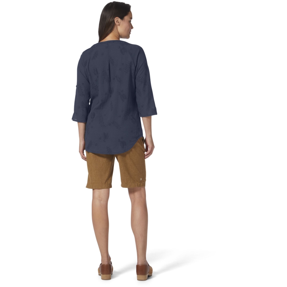 Royal Robbins Oasis Tunic II 3/4 Sleeve Women's Navy Y622019-728 shirts en tops online bestellen bij Kathmandu Outdoor & Travel
