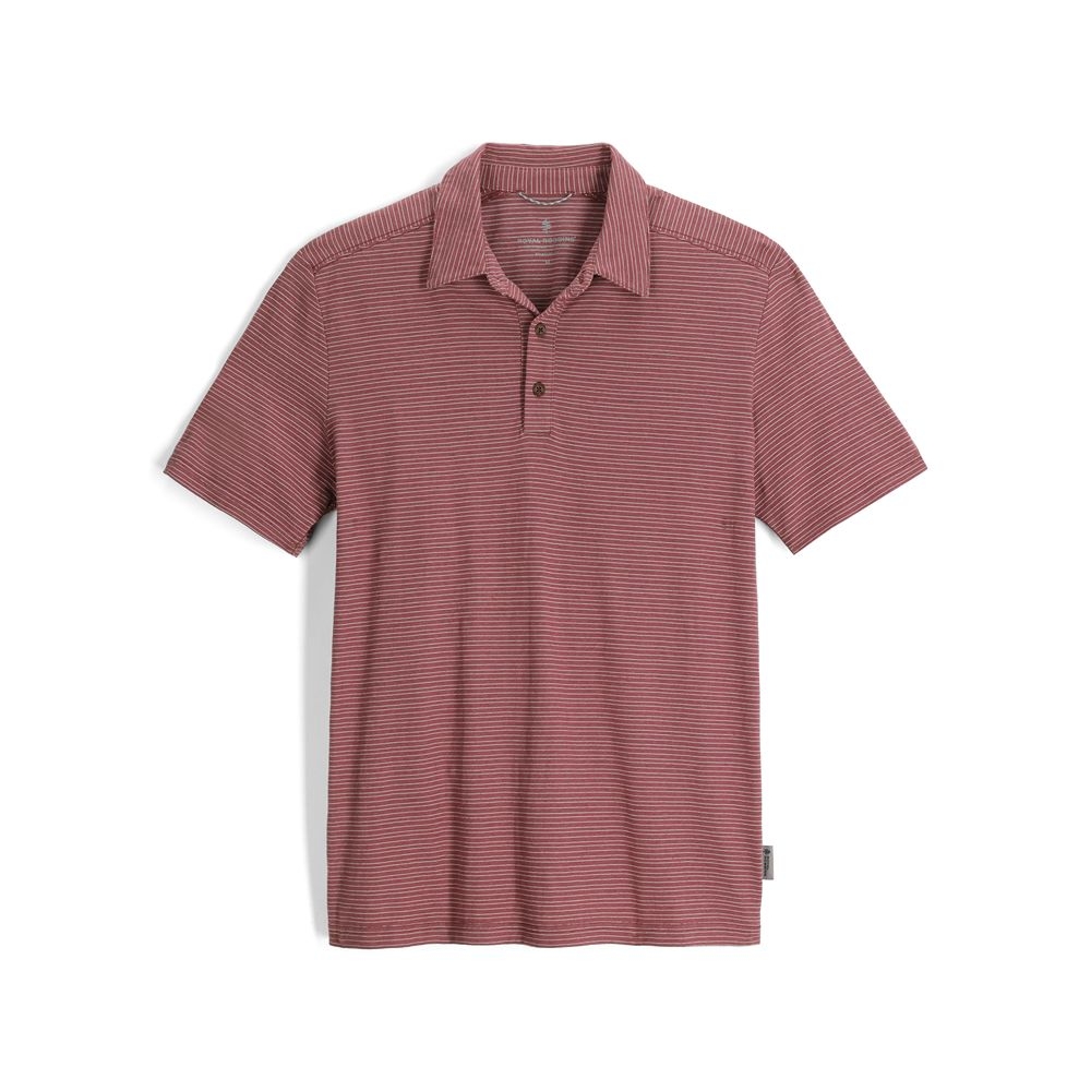 Royal Robbins Vacationer Polo Wild Rhubarb Str Y711030-641 shirts en tops online bestellen bij Kathmandu Outdoor & Travel