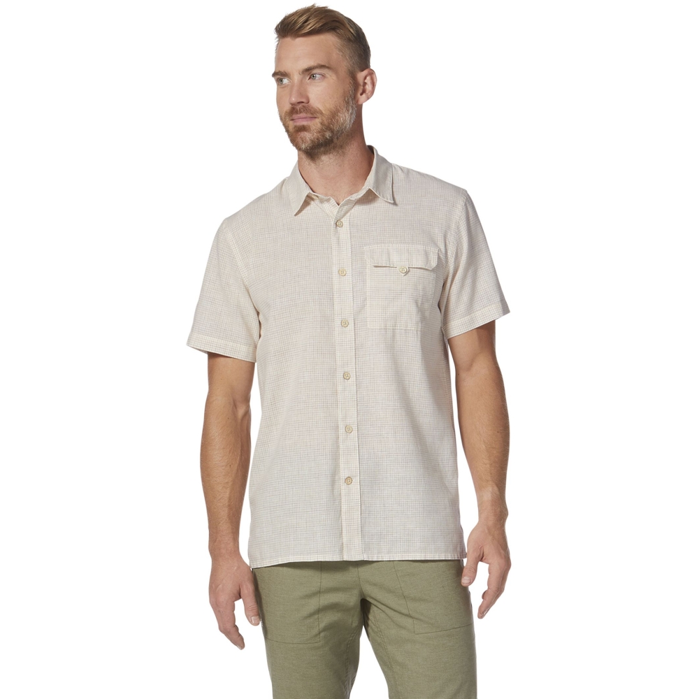 Royal Robbins Hempline Spaced S/S Blended Undyed Y721021-105 shirts en tops online bestellen bij Kathmandu Outdoor & Travel
