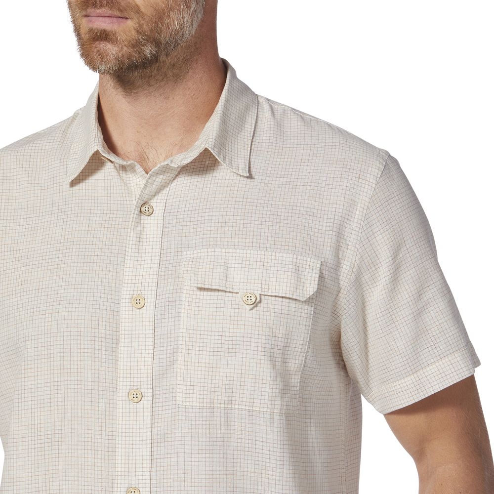Royal Robbins Hempline Spaced S/S Blended Undyed Y721021-105 shirts en tops online bestellen bij Kathmandu Outdoor & Travel