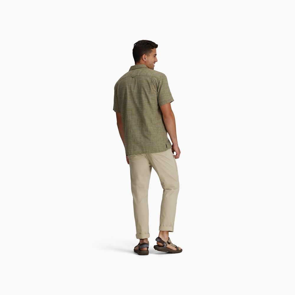 Royal Robbins Hempline Spaced S/S Fiddlehead Y721021-255 shirts en tops online bestellen bij Kathmandu Outdoor & Travel