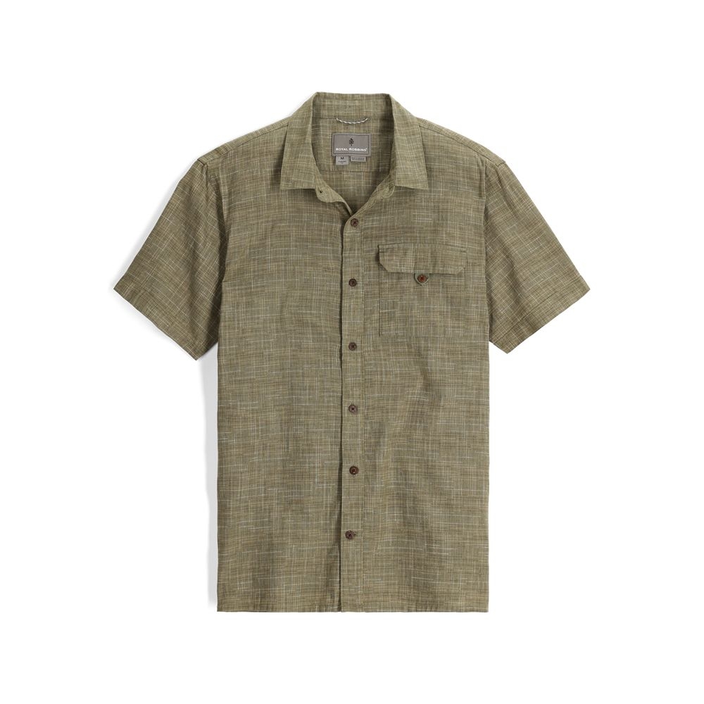 Royal Robbins Hempline Spaced S/S Fiddlehead Y721021-255 shirts en tops online bestellen bij Kathmandu Outdoor & Travel