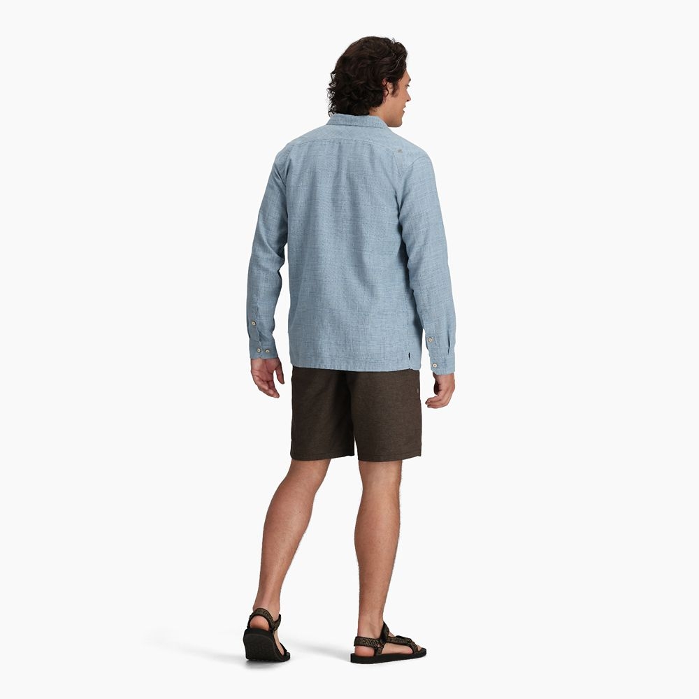 Royal Robbins Hempline Spaced L/S Mountain Spring Y722035-497 shirts en tops online bestellen bij Kathmandu Outdoor & Travel