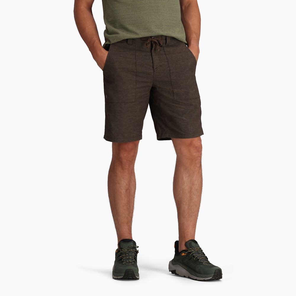 Royal Robbins Hempline Short Turkish Coffee Y723009-127 broeken online bestellen bij Kathmandu Outdoor & Travel