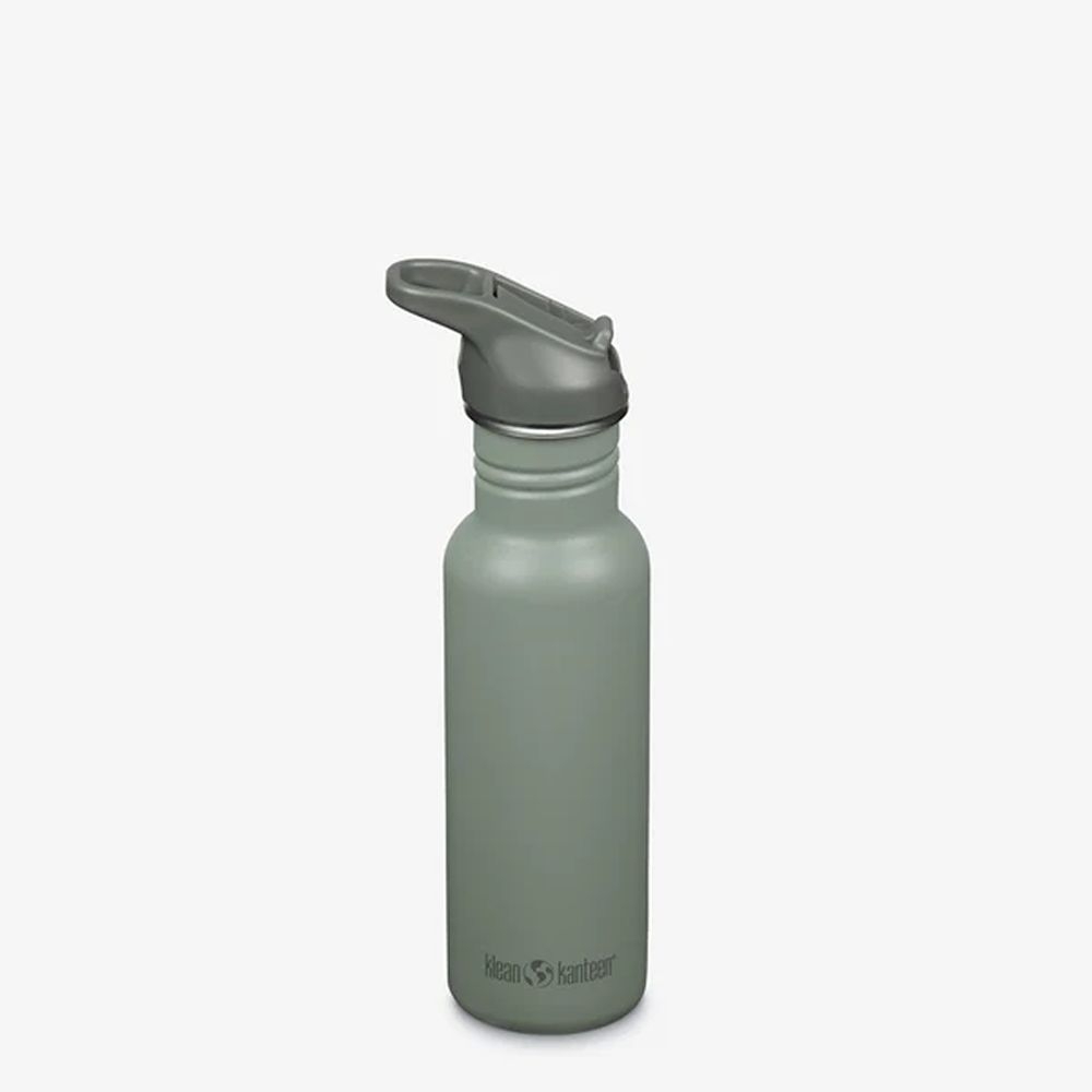 Klean Kanteen Drinkfles Classic Narrow met flip/sportdop, 532ml Sea Spray 1011189 drinkflessen en thermosflessen online bestellen bij Kathmandu Outdoor & Travel