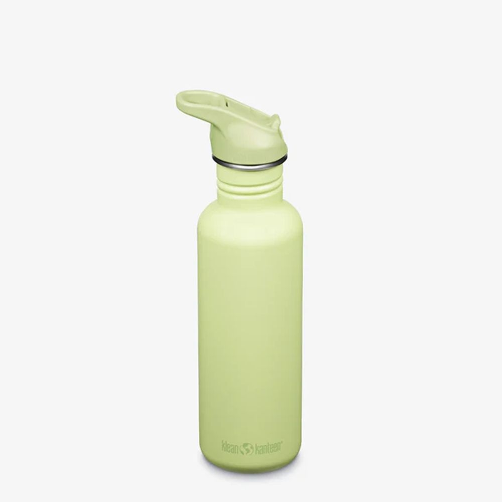 Klean Kanteen Drinkfles Classic met flip/sportdop, 800ml Shadow Lime 1011199 drinkflessen en thermosflessen online bestellen bij Kathmandu Outdoor & Travel